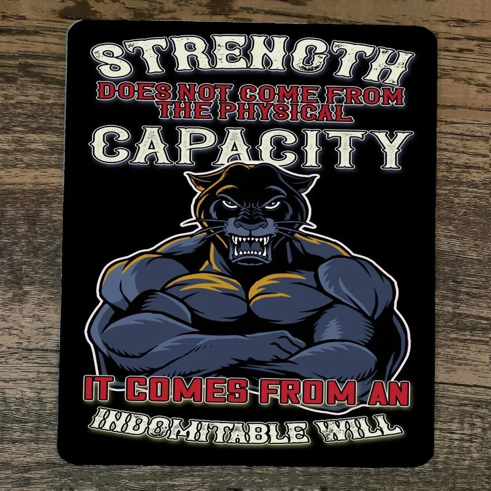 Mouse Pad Strength Does Not Come‎ From Capacity Panther